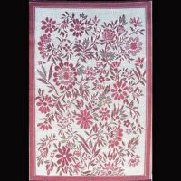 Outdoor Carpet Mat 4' × 6' Wildflower Cranberry MMWIL46CY