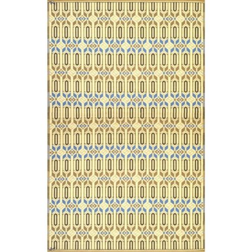 Outdoor Carpet Mat 4×6 Moroccan Blue MMMOR46BL