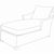 Veranda 66 inch Outdoor Daybed Chaise Cover CAX-70962 #2