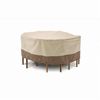Veranda Patio Medium Round Table and Chair Set Cover 70"D CAX-78922