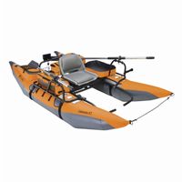 Colorado XT Inflatable Pontoon Fishing Boat Pumpkin/Gray CAX-69774