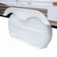 Dual Axle Wheel Cover White X-Large CAX-80-211-052801-00