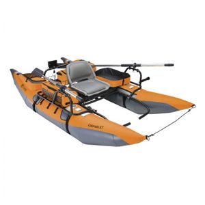 Colorado XT Inflatable Pontoon Fishing Boat Pumpkin/Gray CAX-69774