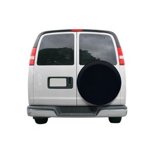 Universal Spare Tire Cover Black Large CAX-75387