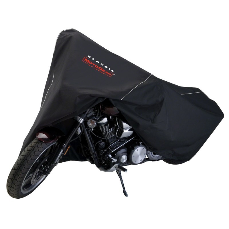 Deluxe Motorcycle Cruiser Cover Black CAX73877 CozyDays