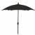 FiberBuilt 7.5ft Hexagon Black Patio Umbrella with Champagne Bronze Frame FB7HCRCB