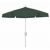 FiberBuilt 7.5ft Hexagon Forest Green Garden Tilt Umbrella with White Frame FB7GCRW-T