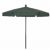 FiberBuilt 7.5ft Hexagon Forest Green Garden Umbrella with Champagne Bronze Frame FB7GPUCB