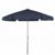 FiberBuilt 7.5ft Hexagon Navy Blue Garden Tilt Umbrella with Bright Aluminum Frame FB7GCRA-T
