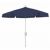 FiberBuilt 7.5ft Hexagon Navy Blue Garden Tilt Umbrella with White Frame FB7GCRW-T