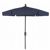 FiberBuilt 7.5ft Hexagon Navy Blue Garden Umbrella with Champagne Bronze Frame FB7GCRCB