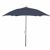 FiberBuilt 7.5ft Hexagon Navy Blue Patio Umbrella with Bright Aluminum Frame FB7HCRA