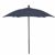 FiberBuilt 7.5ft Hexagon Navy Blue Patio Umbrella with Champagne Bronze Frame FB7HPUCB