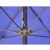 FiberBuilt 7.5ft Hexagon Pacific Blue Garden Tilt Umbrella with Champagne Bronze Frame FB7GCRCB-T-PACIFIC-BLUE #2