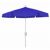 FiberBuilt 7.5ft Hexagon Pacific Blue Garden Tilt Umbrella with White Frame FB7GCRW-T