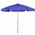 FiberBuilt 7.5ft Hexagon Pacific Blue Garden Umbrella with Bright Aluminum Frame FB7GCRA