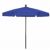 FiberBuilt 7.5ft Hexagon Pacific Blue Garden Umbrella with Champagne Bronze Frame FB7GPUCB