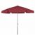 FiberBuilt 7.5ft Hexagon Red Garden Tilt Umbrella with Bright Aluminum Frame FB7GCRA-T