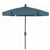 FiberBuilt 7.5ft Hexagon Teal Garden Umbrella with Champagne Bronze Frame FB7GCRCB