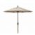 FiberBuilt 7.5ft Octagon Antique Beige Market Umbrella with Champagne Bronze Frame FB7MCRCB