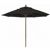 FiberBuilt 7.5ft Octagon Black Market Umbrella with Champagne Bronze Frame FB7MPUCB
