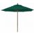 FiberBuilt 7.5ft Octagon Forest Green Market Umbrella with Champagne Bronze Frame FB7MPUCB