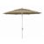 FiberBuilt 9ft Octagon Antique Beige Market Tilt Umbrella with White Frame FB9MCRW-T-8600 #2