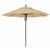 FiberBuilt 9ft Octagon Antique Beige Market Umbrella with Champagne Bronze Frame FB9MPPCB