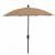 FiberBuilt 9ft Octagon Beige Patio Umbrella with Champagne Bronze Frame FB9HCRCB