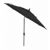 FiberBuilt 9ft Octagon Black Market Tilt Umbrella with Champagne Bronze Frame FB9MCRCB-T-8601 #3