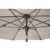FiberBuilt 9ft Octagon Black Market Tilt Umbrella with Champagne Bronze Frame FB9MCRCB-T-8601 #5