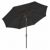 FiberBuilt 9ft Octagon Black Market Tilt Umbrella with Champagne Bronze Frame FB9MCRCB-T
