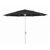 FiberBuilt 9ft Octagon Black Market Tilt Umbrella with White Frame FB9MCRW-T-8601 #2