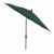 FiberBuilt 9ft Octagon Forest Green Market Tilt Umbrella with Champagne Bronze Frame FB9MCRCB-T-8603 #3