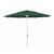 FiberBuilt 9ft Octagon Forest Green Market Tilt Umbrella with White Frame FB9MCRW-T-8603 #2