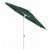 FiberBuilt 9ft Octagon Forest Green Market Tilt Umbrella with White Frame FB9MCRW-T-8603 #3