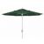 FiberBuilt 9ft Octagon Forest Green Market Umbrella with White Frame FB9MCRW
