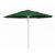FiberBuilt 9ft Octagon Forest Green Market Umbrella with White Frame FB9MPPW