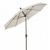 FiberBuilt 9ft Octagon Natural Patio Tilt Umbrella with Champagne Bronze Frame FB9HCRCB-T-NATURAL #2
