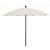 FiberBuilt 9ft Octagon Natural Patio Umbrella with Champagne Bronze Frame FB9HPUCB