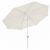 FiberBuilt 9ft Octagon Natural White Market Tilt Umbrella with White Frame FB9MCRW-T