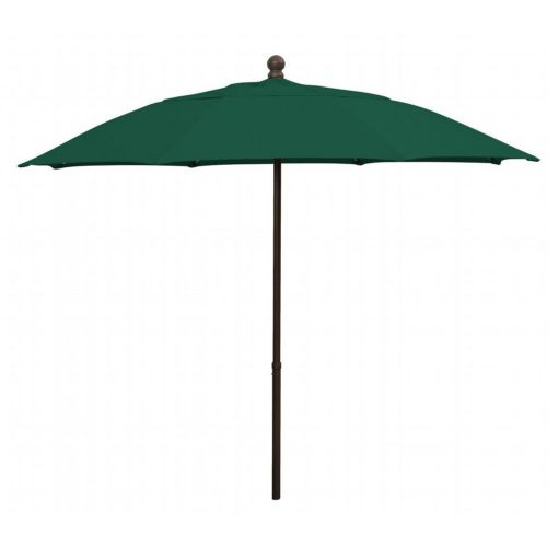 FiberBuilt 9ft Octagon Forest Green Patio Umbrella with Champagne Bronze Frame FB9HPUCB-FOREST-GREEN