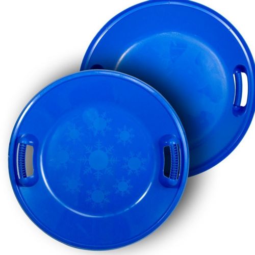 Luckybums Plastic Saucer Snow Sled 2 Pack LB-124