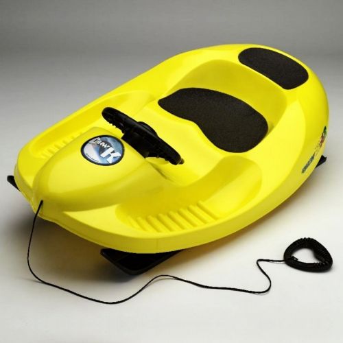 Snow Car Plastic Snow Sled Yellow ES100-08