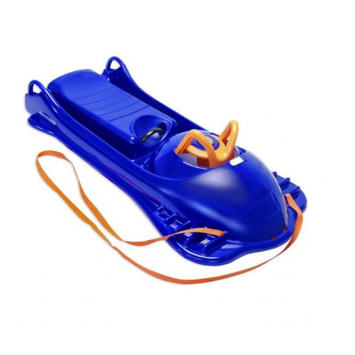 Snow Racer Plastic Snow Sled Blue ES720-02