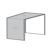 Patio Sectional Cover Center Module Armless - Gray PC1258