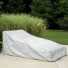 78" Double Chaise Lounge Cover - Gray PC1161