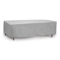 60" - 66" Oval or Rectangular Outdoor Patio Table Cover - Gray PC1152