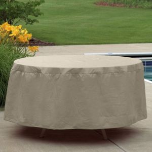 72" - 76" Oval or Rectangular Outdoor Patio Table Cover PC1150-TN