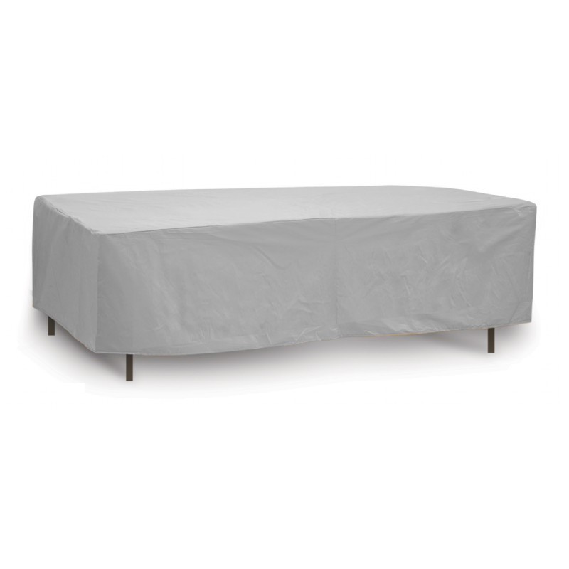 80" 84" Oval or Rectangular Outdoor Patio Table Cover Gray PC1155